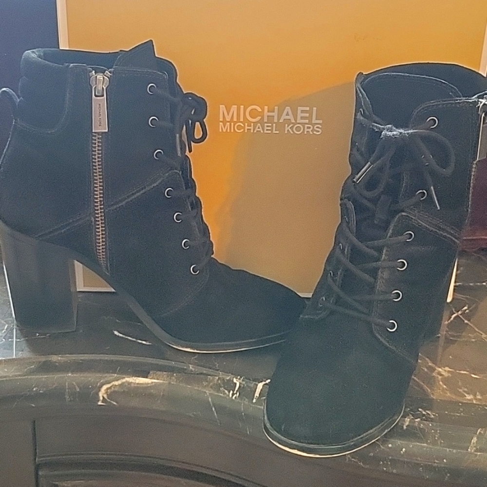 Michael Kors lace up bootie.